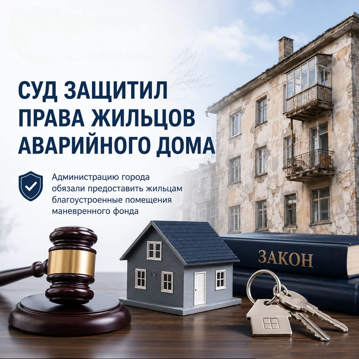 Лермонтовский городской суд защитил права жильцов аварийного дома.