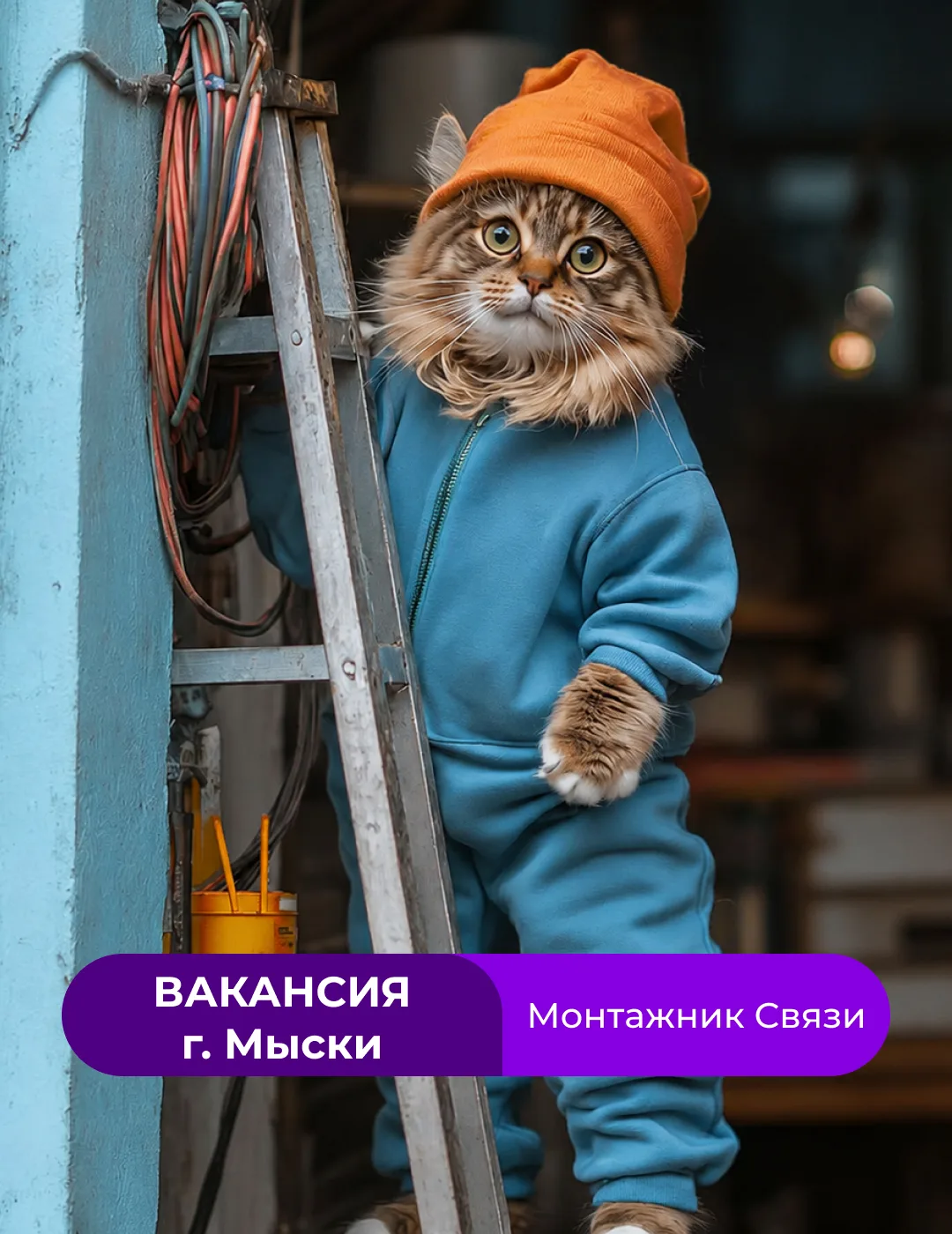 🚨 РТА в Мысках ищет монтажника связи!

Не обязательно быть профи - главное, чтобы были права (катег