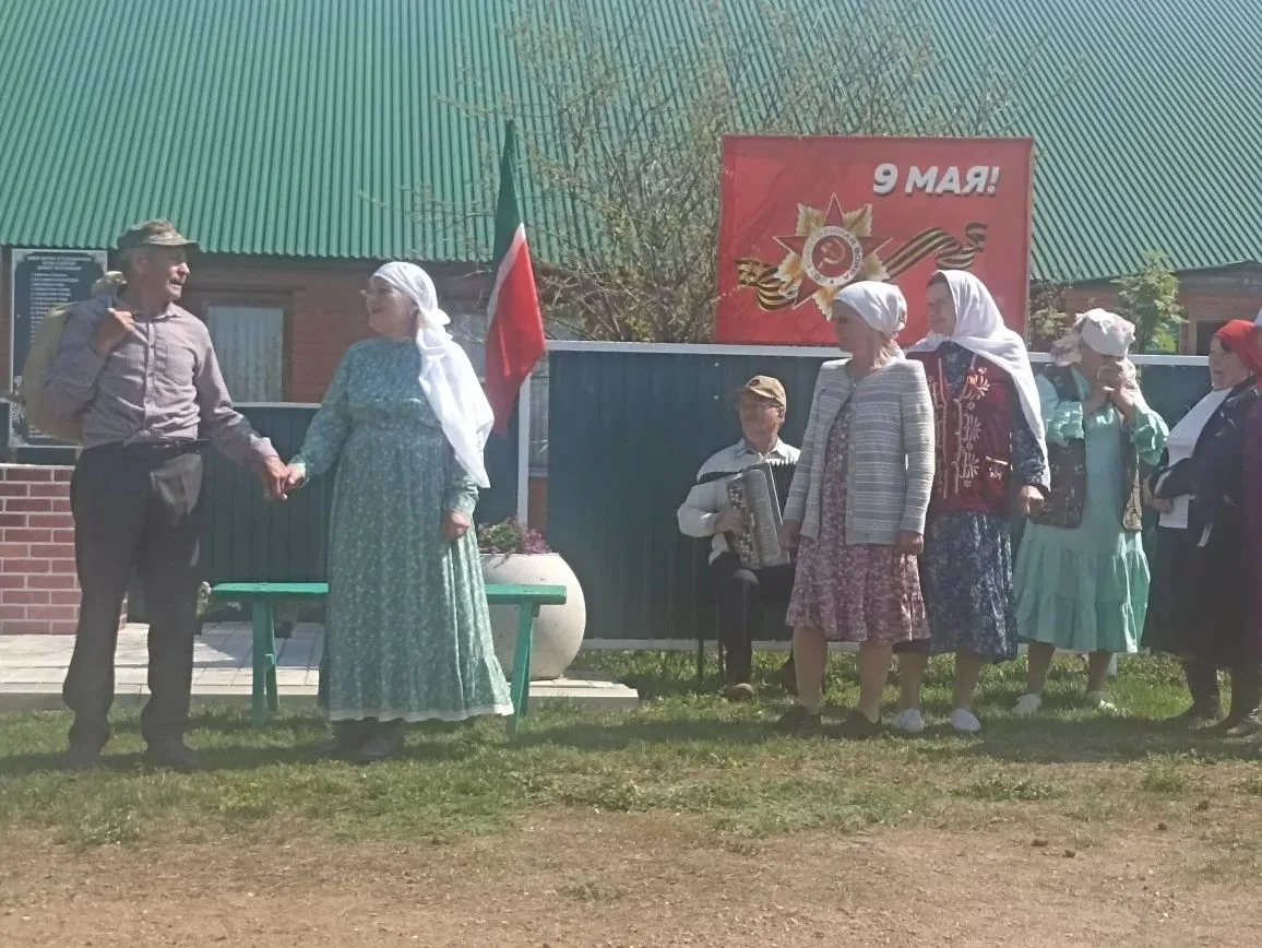 ☀️🎖️🇷🇺Бүген Яңа Кормаш, Татар Суксуы һәм Карт авылларында Бөек Җиңүнең 81 еллыгына багышланган танта
