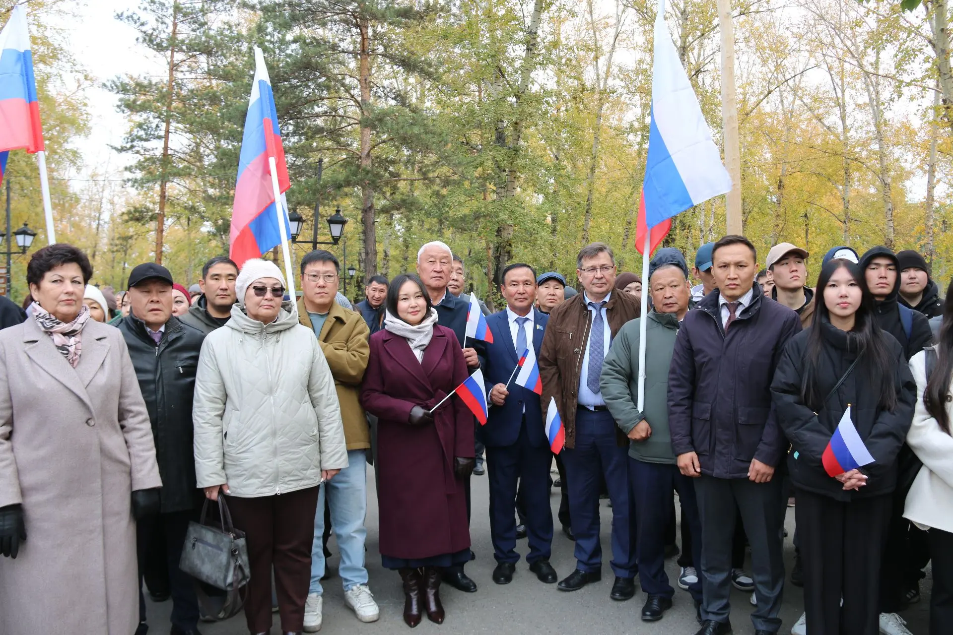 🇷🇺В Кызыле состоялся митинг, посвященный воссоединению ДНР, ЛНР, Запорожской и Херсон...