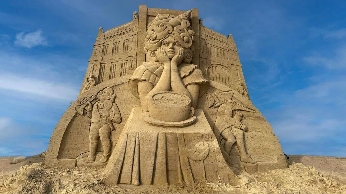 🏰 Песчаный город на берегу Финского залива