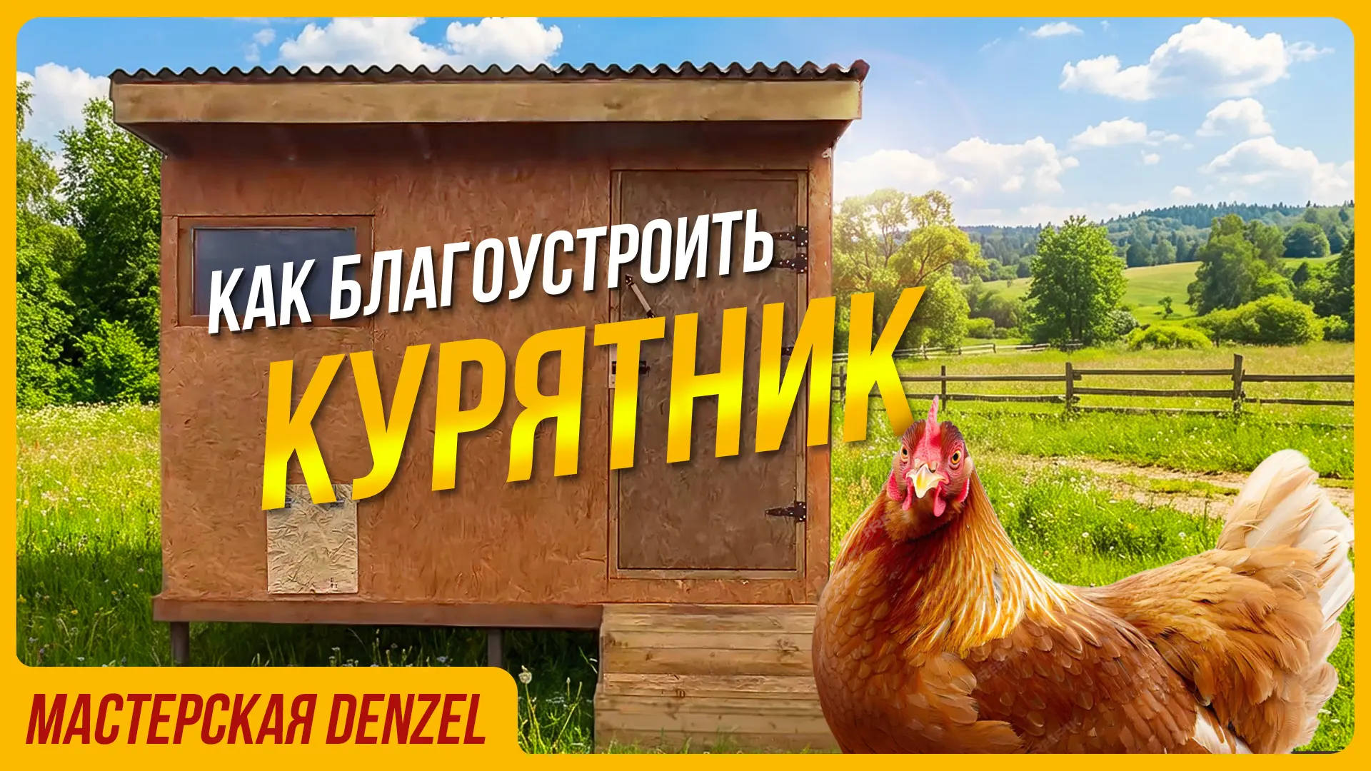 Как обустроить каркасный курятник: гнезда, насесты и крыльцо своими руками