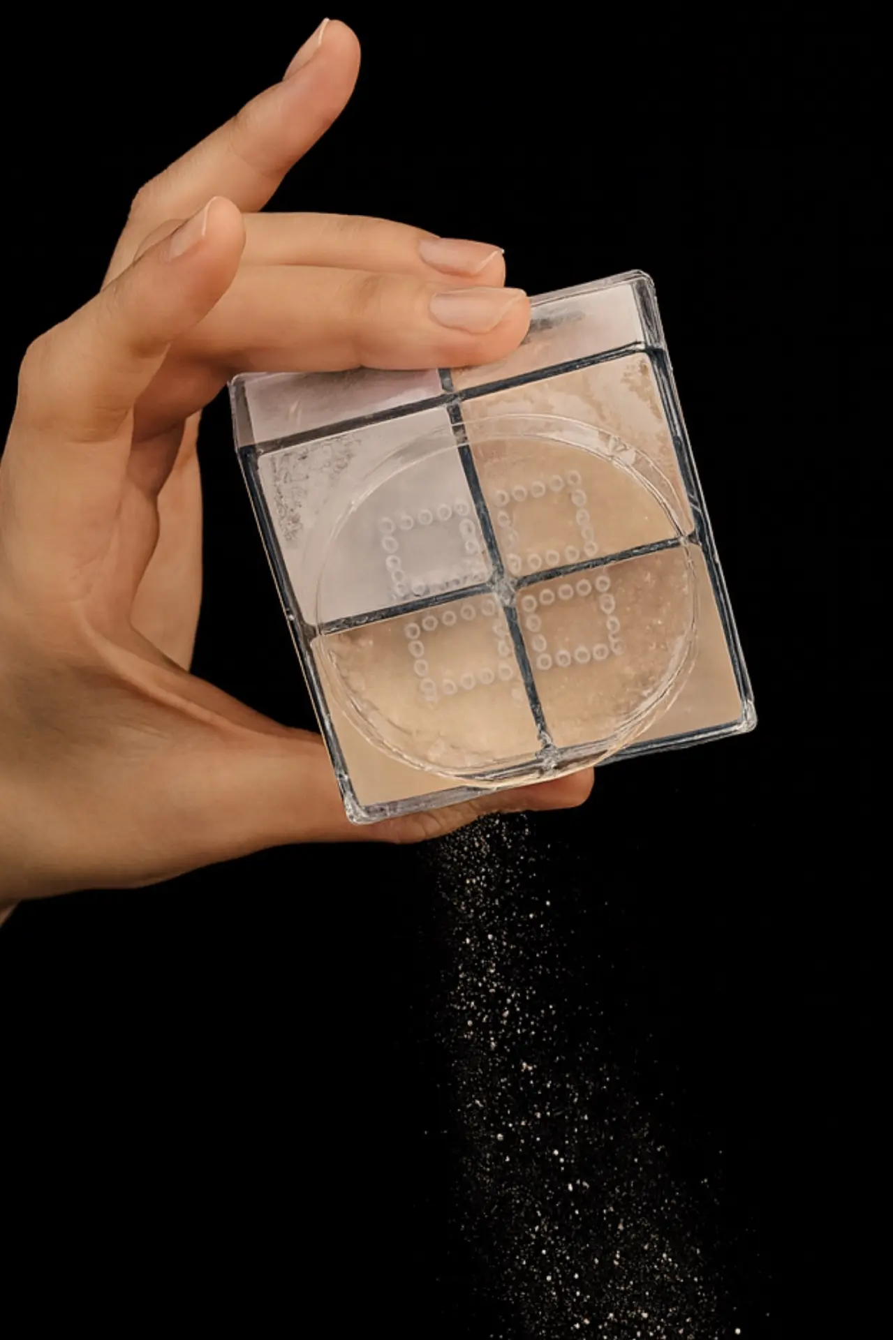 ✨ 4-цветная пудра FLOVERA Satin Prism создаёт лёгчайшее вуалеобразное покрытие без эффе...