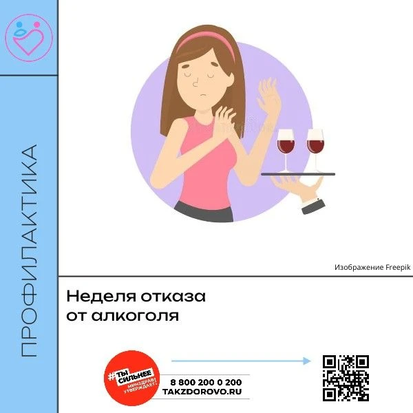 Неделя отказа от алкоголя.