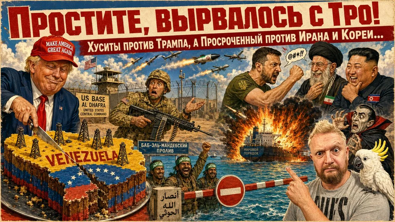 🚨⚡️ Обзирать новости в правильном переводе “Простите, вырвалось!” Буду в прямом эфире ВКПБ в 13:05.