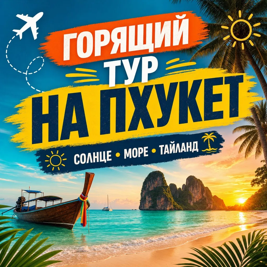 🔥 ГОРЯЩИЙ ТУР НА ПХУКЕТ! ЦЕНА — ПРОСТО ШОК! 🔥

Успейте забрать свой кусочек тропического рая по не