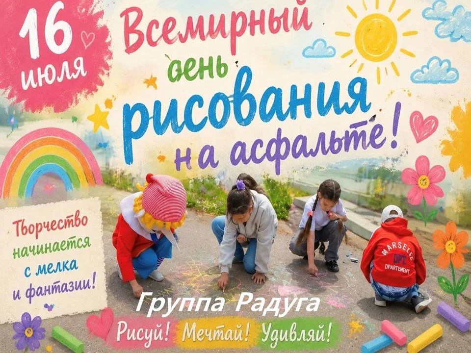 При рисовании мелками на асфальте испытываешь совершенно другие ощущения и эмоции, чем при рисовании