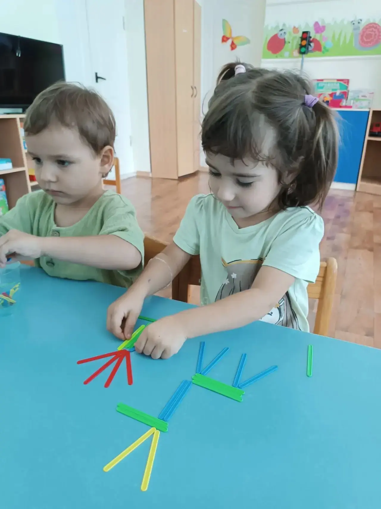 Как мы играли со счётными палочками🧩