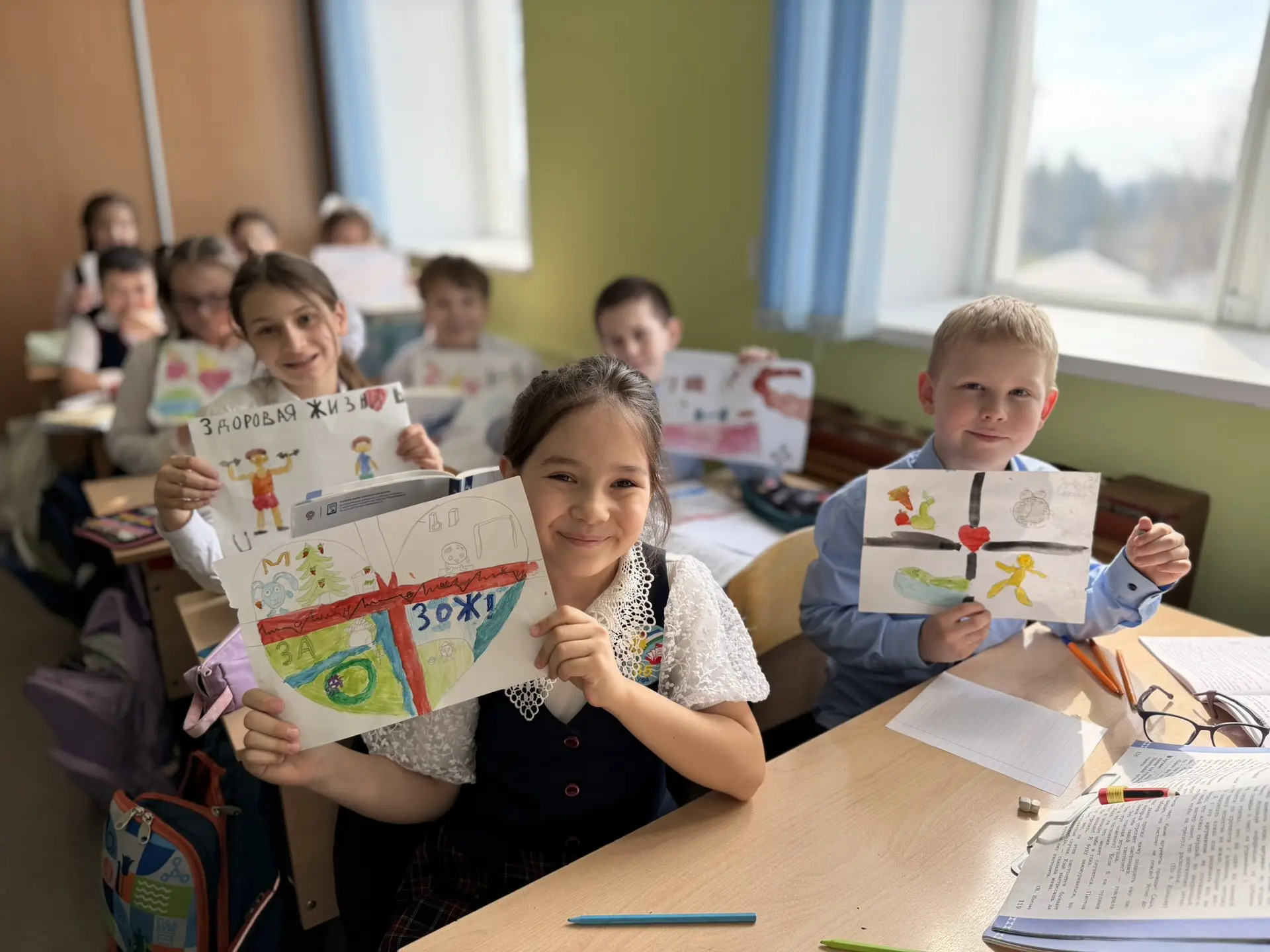 Всемирный день здоровья продолжается! 🌍❤️   Сегодня ученики 3А класса погрузились в тему здорового о