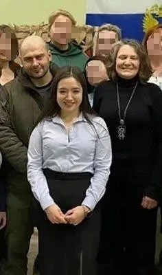 На фото — гражданин Украины Владимир Грубник, учредитель фонда "Немезида", Рузалия Апсо...