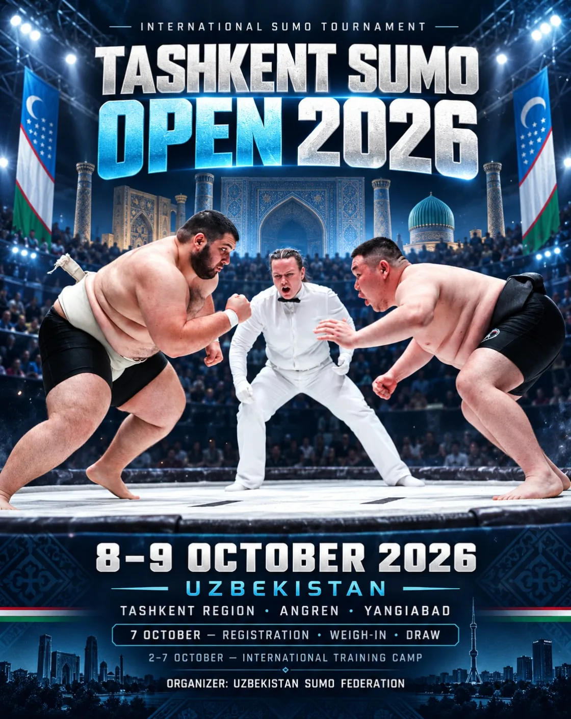 🇷🇺 🇺🇿 «TASHKENT OPEN 2026». Сборная России поборется за медали международного турни...