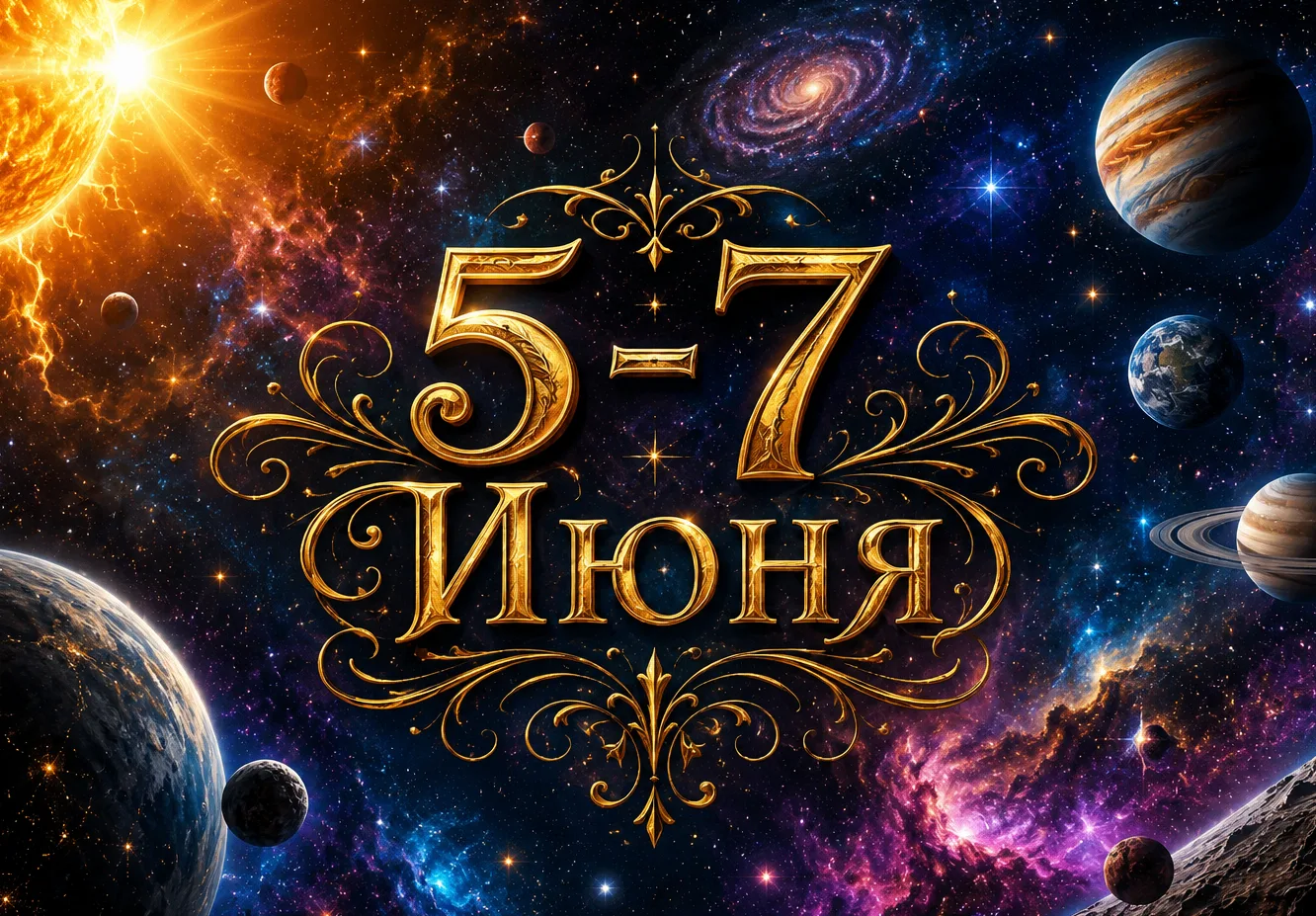 Привет, дорогие друзья! Давайте разберем даты 5-7 июня