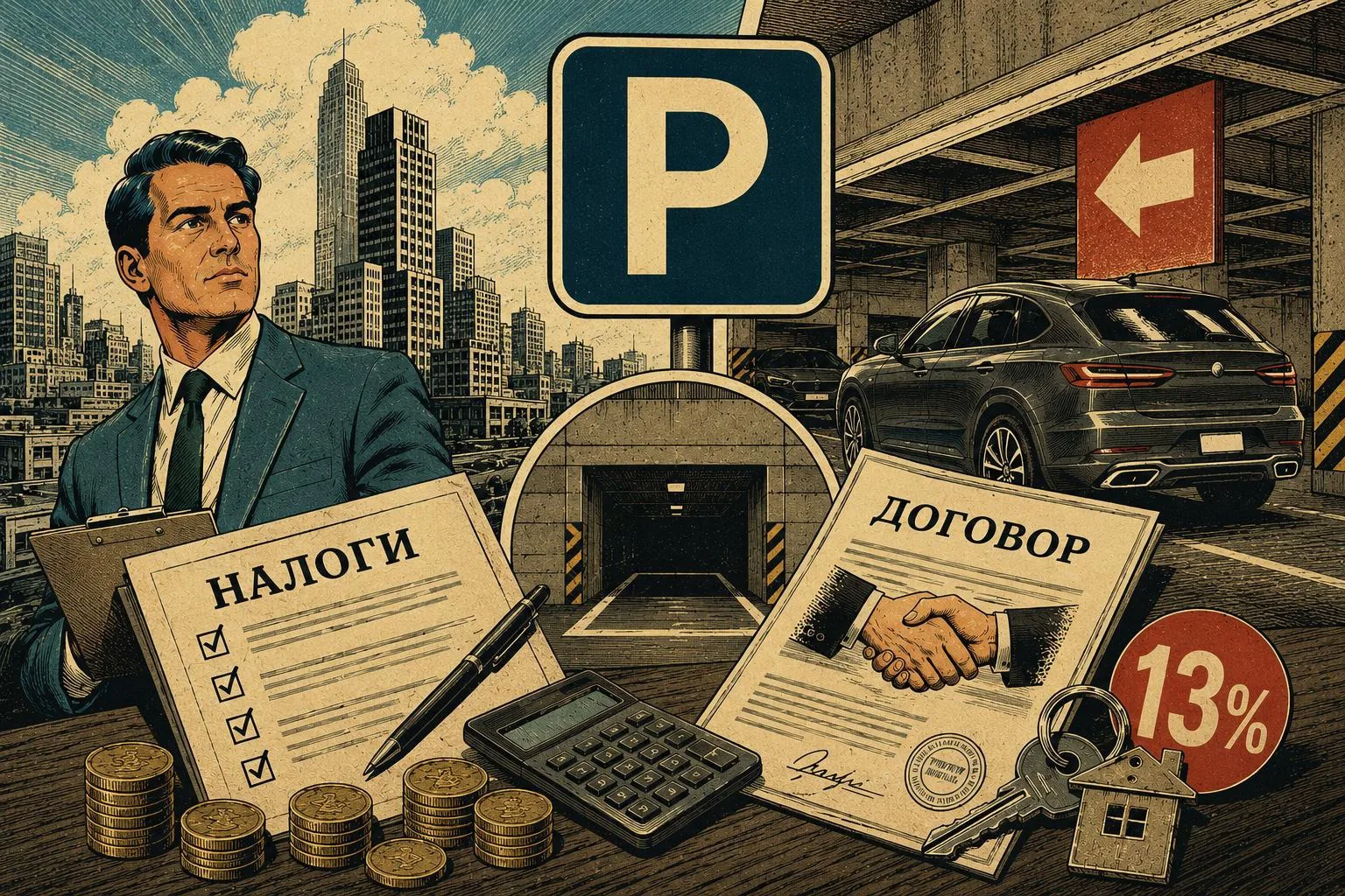 🤑 Налоги на машино-место