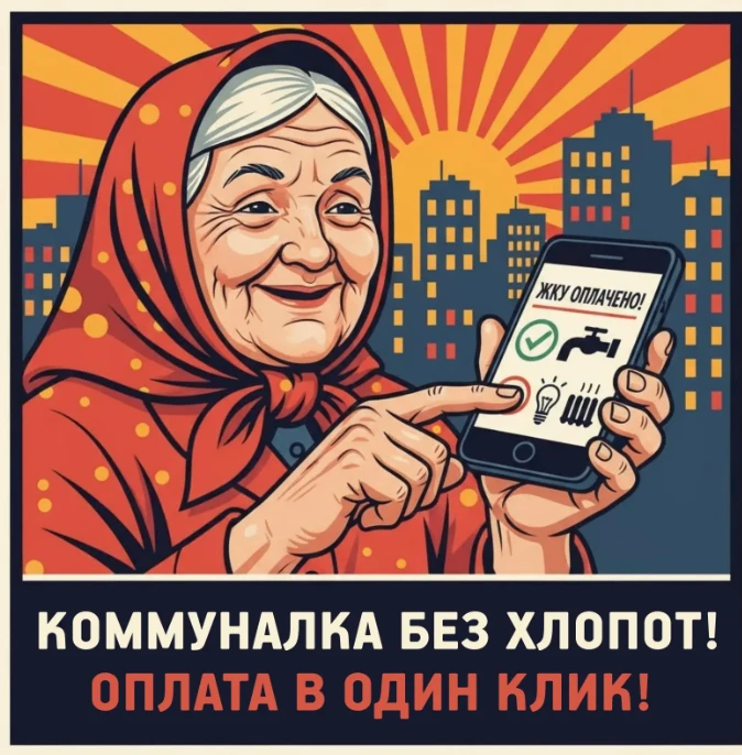 ⚡️Оплатить жилищно-коммунальные услуги легко, удобно и безопасно с помощью цифровых сер...
