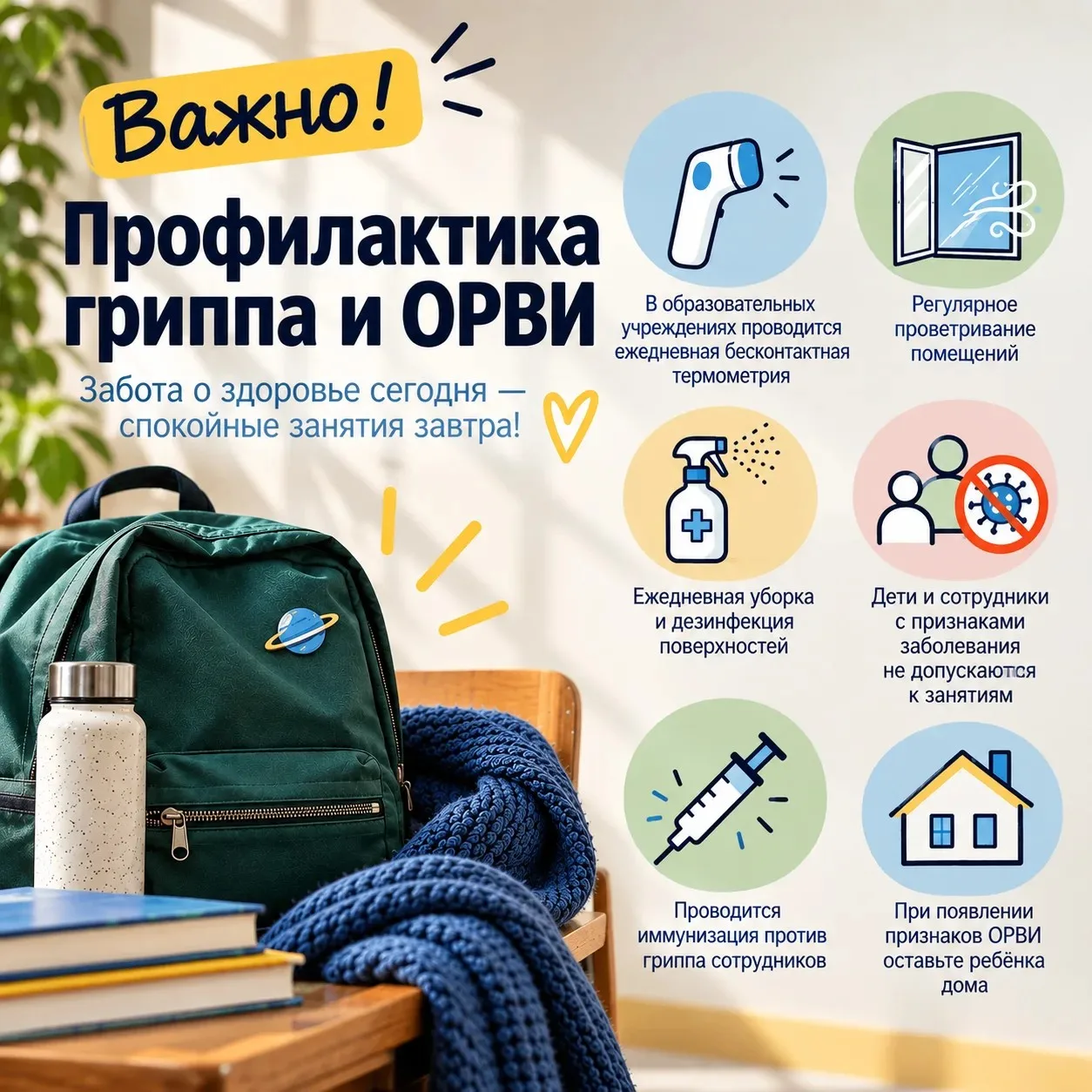 В Санкт-Петербурге отмечается рост заболеваемости гриппом и ОРВИ среди детей. За послед...
