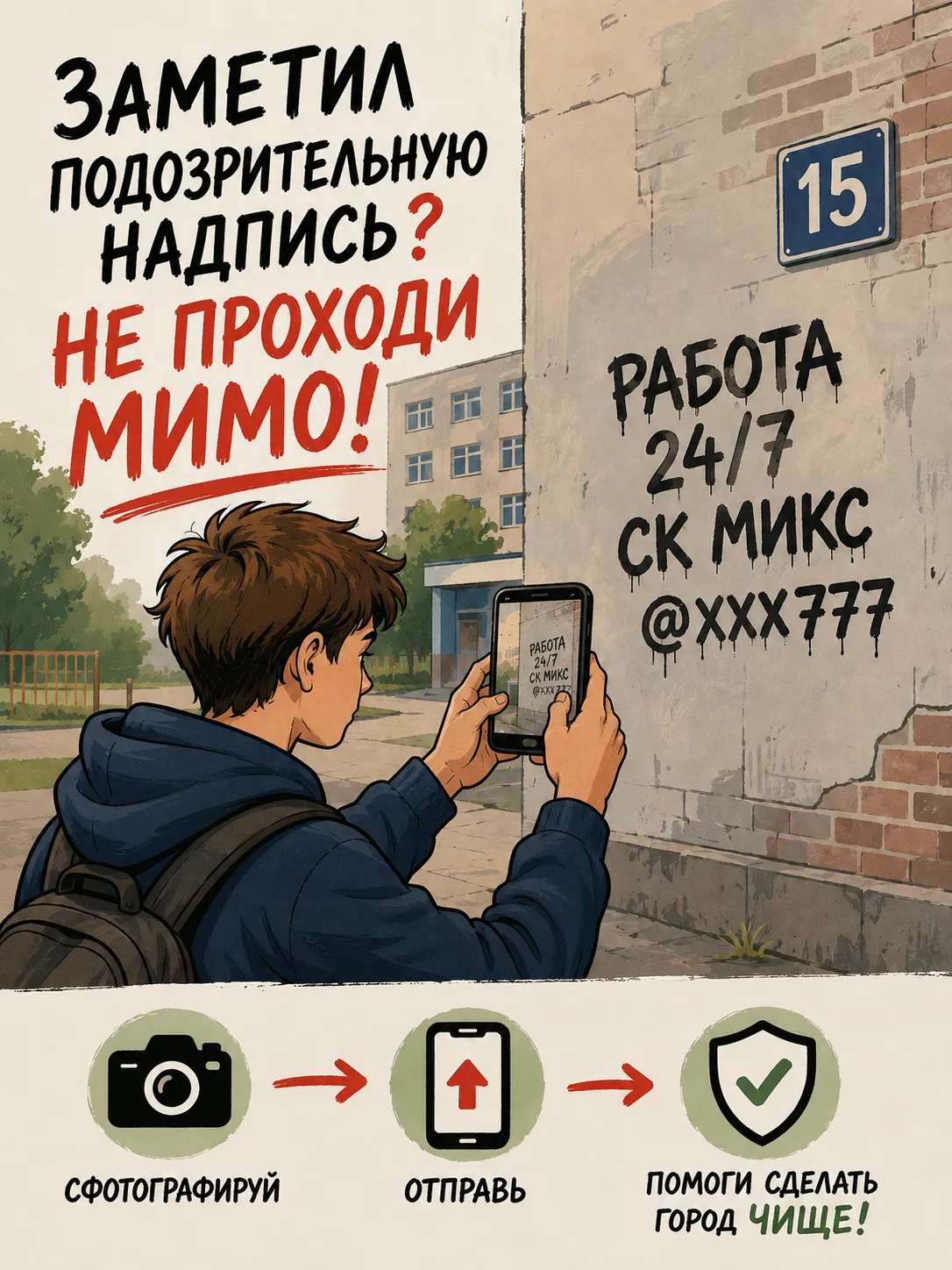 Помоги городу стать безопаснее!