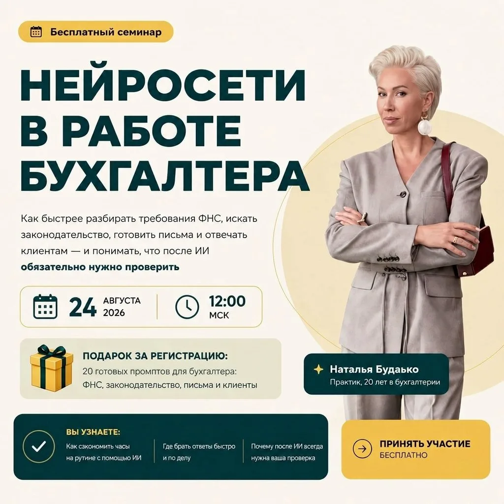 КАК БУХГАЛТЕРУ ПОЛЬЗОВАТЬСЯ НЕЙРОСЕТЬЮ