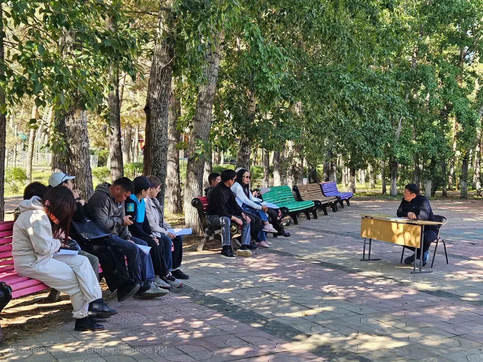 В Центральном парке Агинского прошла еженедельная выездная планерка с заместителями главы