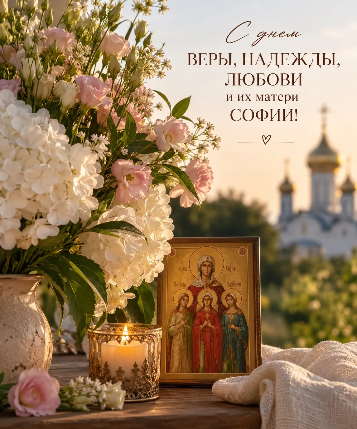 Сегодня день Веры, Надежды, Любови и их матери Софии ❤️ И мне очень нравится сам смысл ...