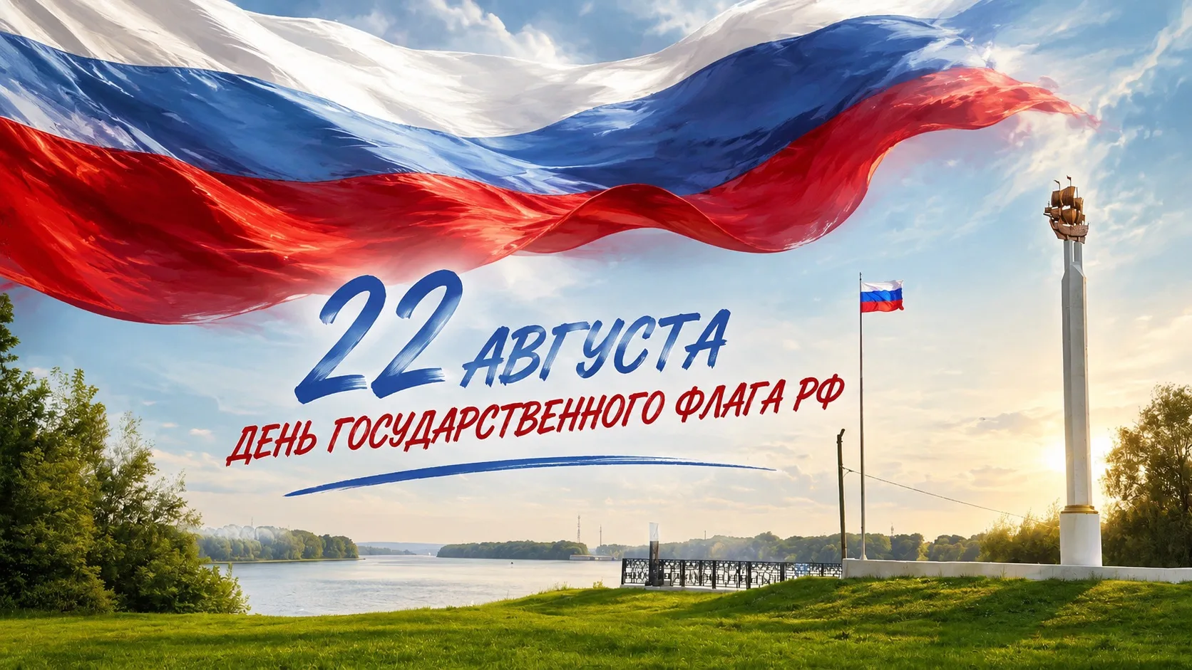 🇷🇺 22 августа — День Государственного флага Российской Федерации!