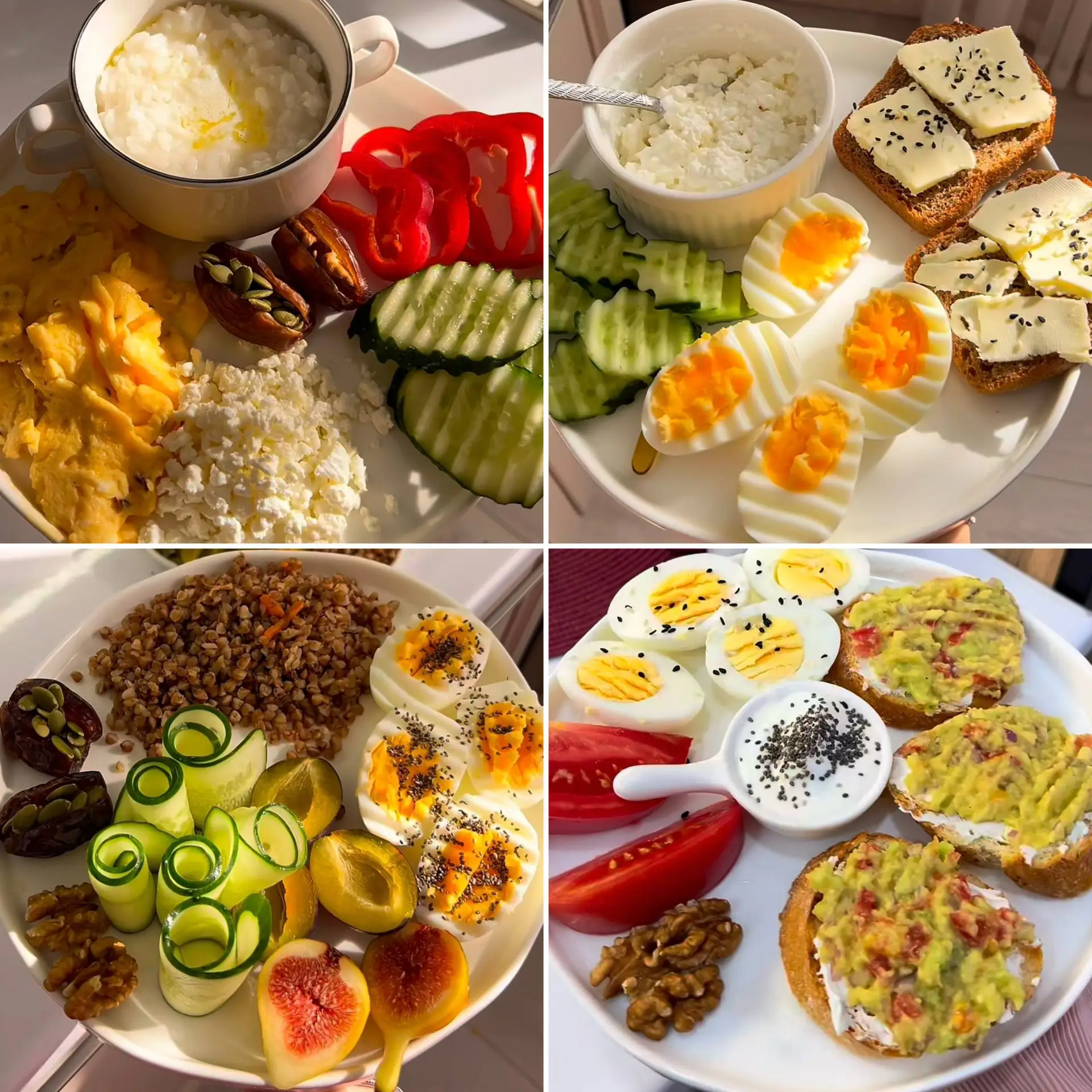 🍳 4 ВКУСНЫХ ЗАВТРАКА С КБЖУ