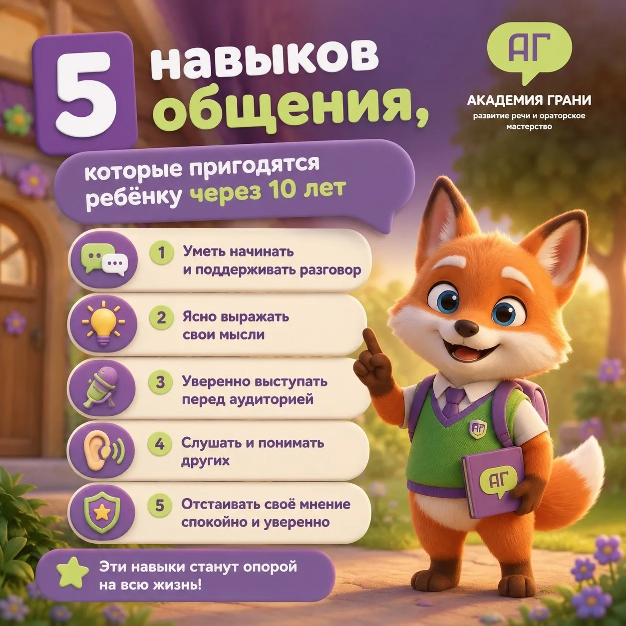 Через 10 лет ваш ребёнок, скорее всего, забудет многие школьные формулы. Но эти навыки останутся с н
