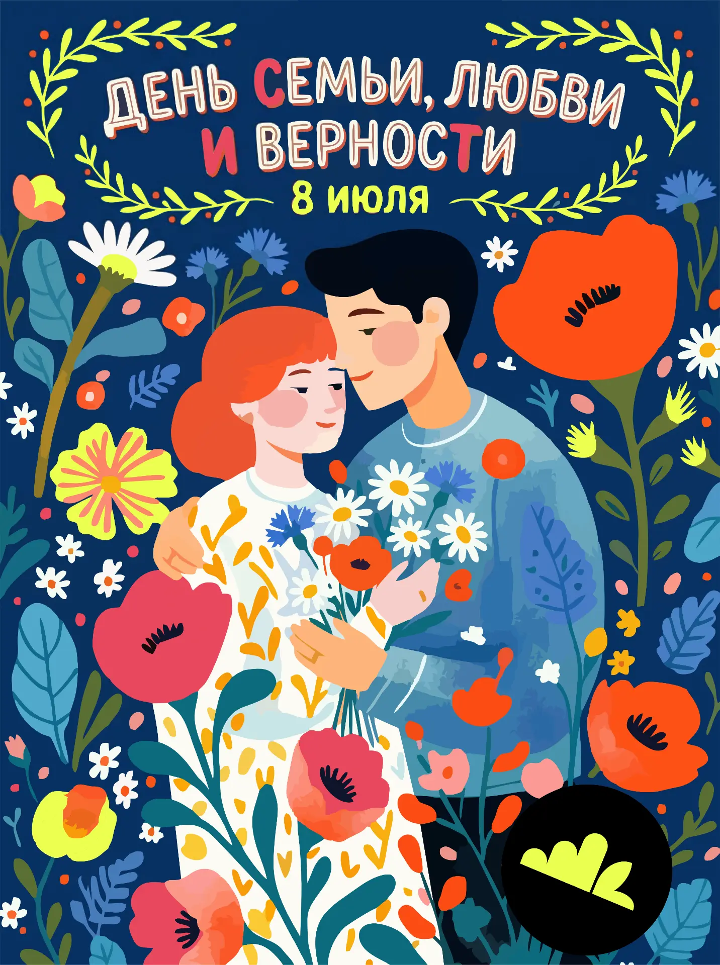 С Днем семьи, любви и верности!  

Желаем вам крепкой семьи, взаимной любви, 
неисчерпаемого терпени