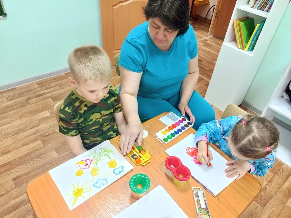 Рәсем шөгыле "Язгы чәчәкләр"