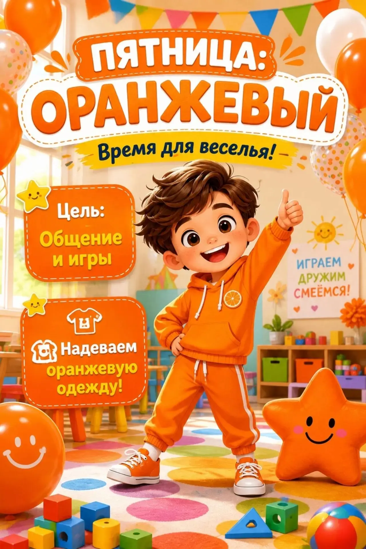 "Оранжевый день" в нашем детском саду — день радости и витаминов🧡🌼🍊🍑. Сегодня у нас...