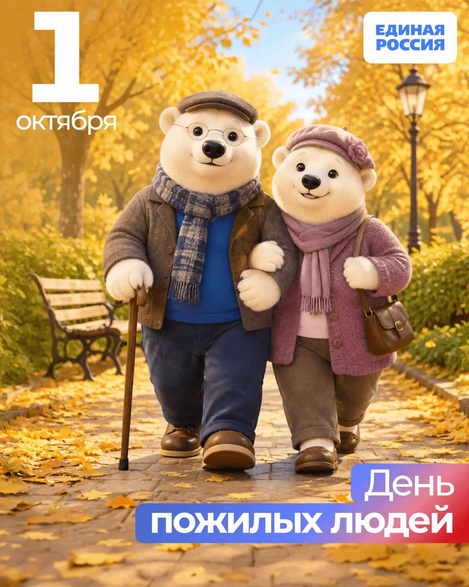 1 октября — День пожилых людей.
