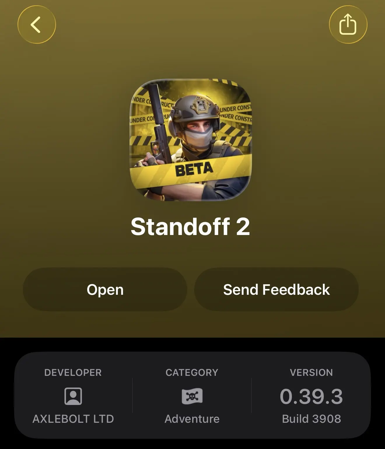 🚨 Ребятки!

Для вас есть эксклюзив! 🔥 Нам выдали ссылку на тест Standoff 2 Remastered для iOS.

⚠️