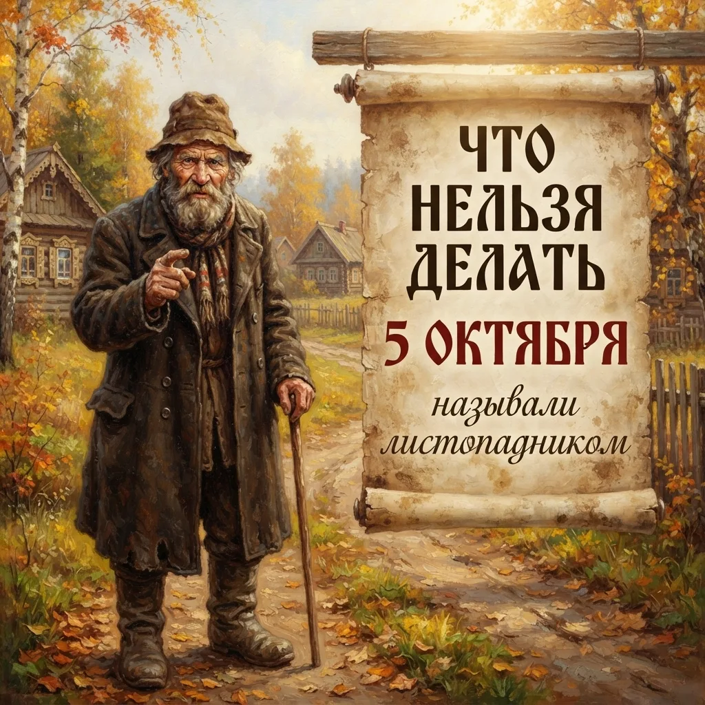 🚫 5 октября — Что нельзя делать