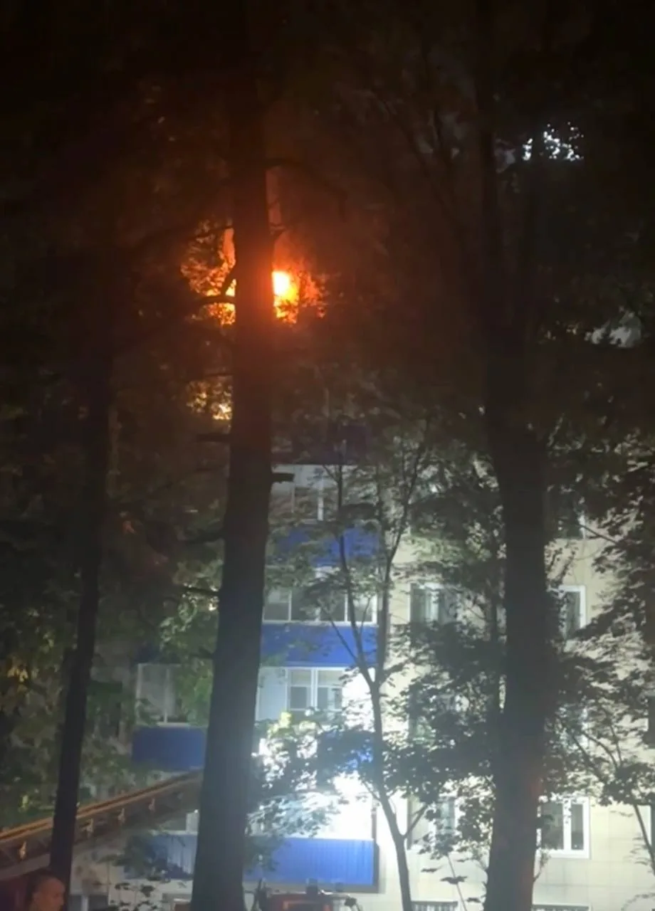 ❗️При пожаре в 3-м микрорайоне пострадала женщина