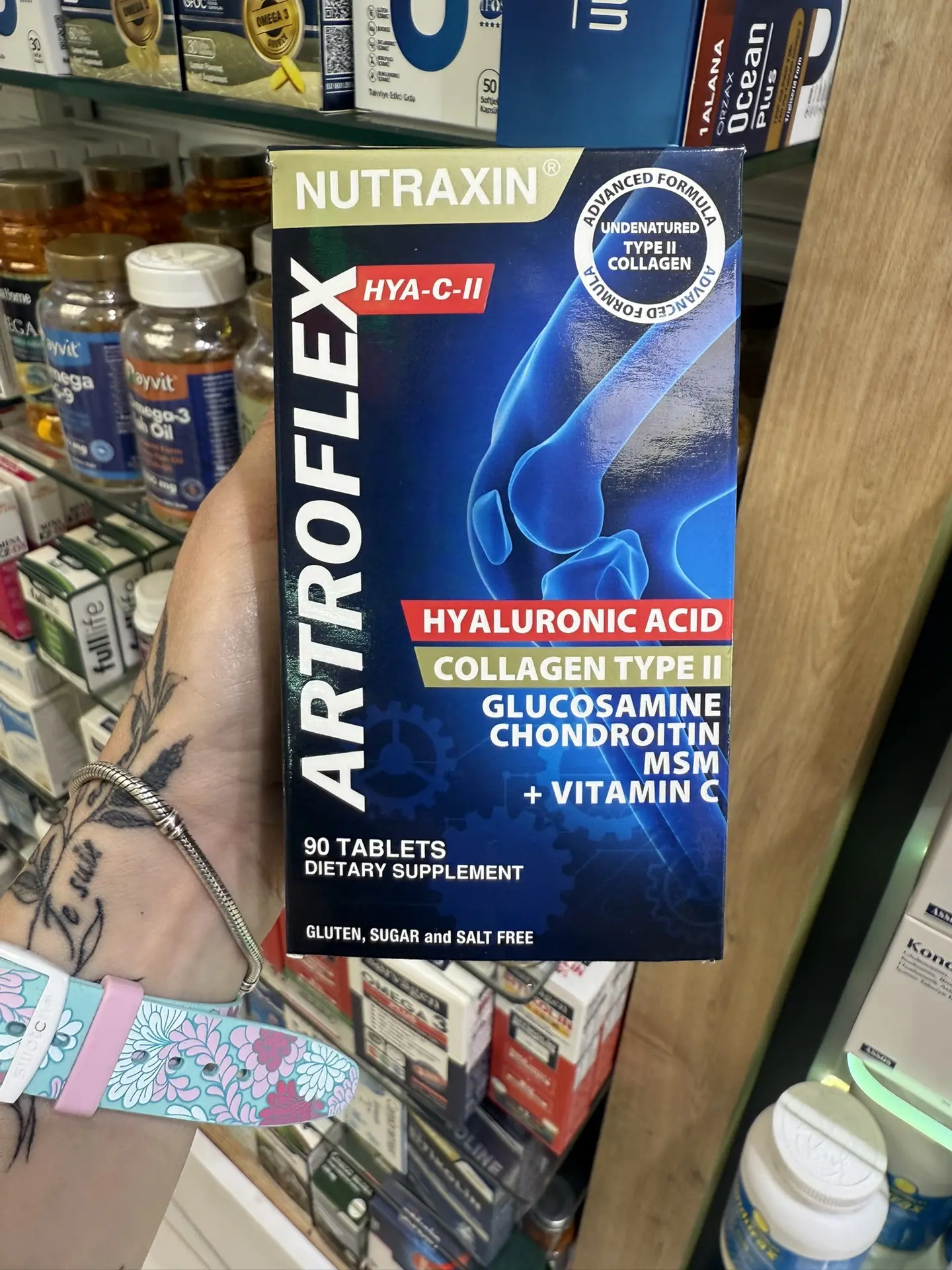 🦴 Nutraxin Artroflex HYA-C-II — комплексная поддержка суставов и связок