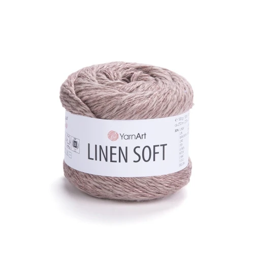 Yarnart LINEN SOFT

30% Лён, 36% Вискоза, 34% Хлопок
100гр - 272м
400гр - 900р