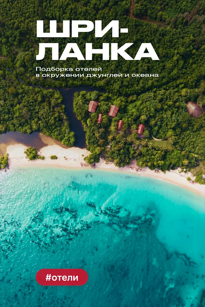 🇱🇰Шри-Ланка: подборка отелей в окружении джунглей и океана
