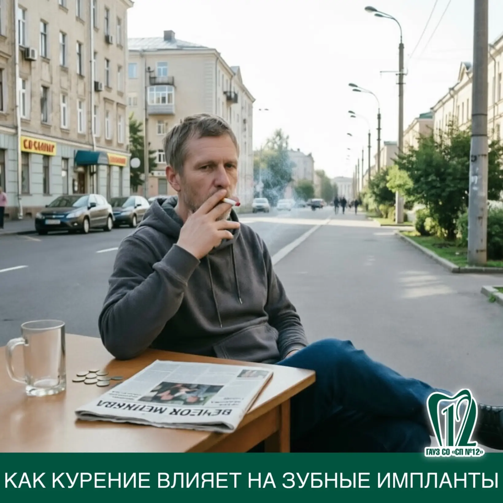 Как курение влияет на зубные импланты.