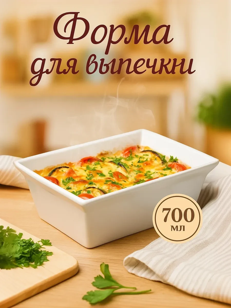 ⚡️ Форма для выпечки и запекания, 0,7 л, Сима-Ленд & Magistro