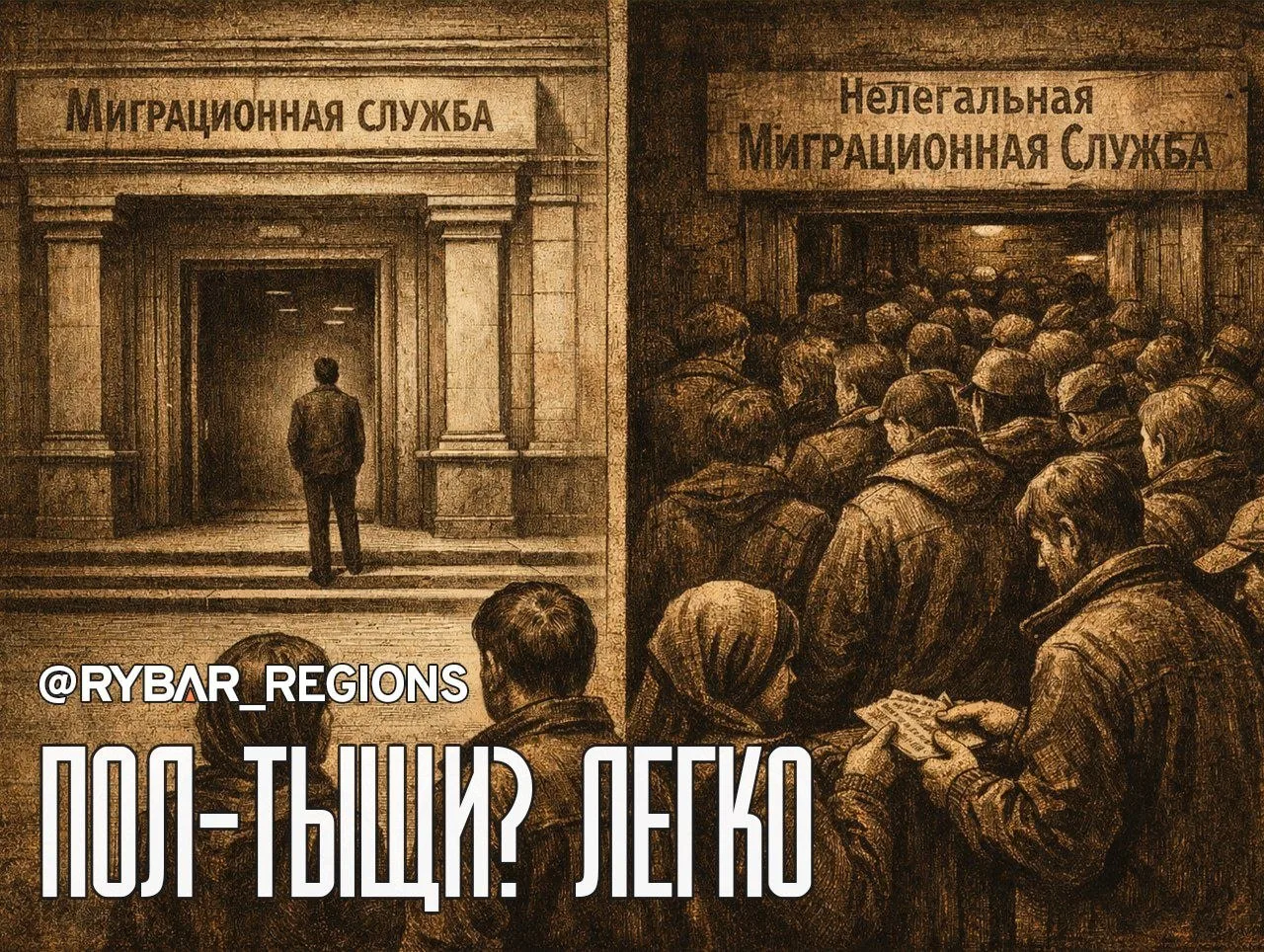 Миграционный конвейер 500 легализованных за два месяца  Очередной канал незаконной миграции ликвидир