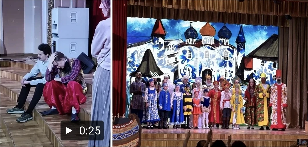 В детской хоровой школе "Подлипки" им. Б. А. Толочкова состоялась долгожданная премьера-спектакль по