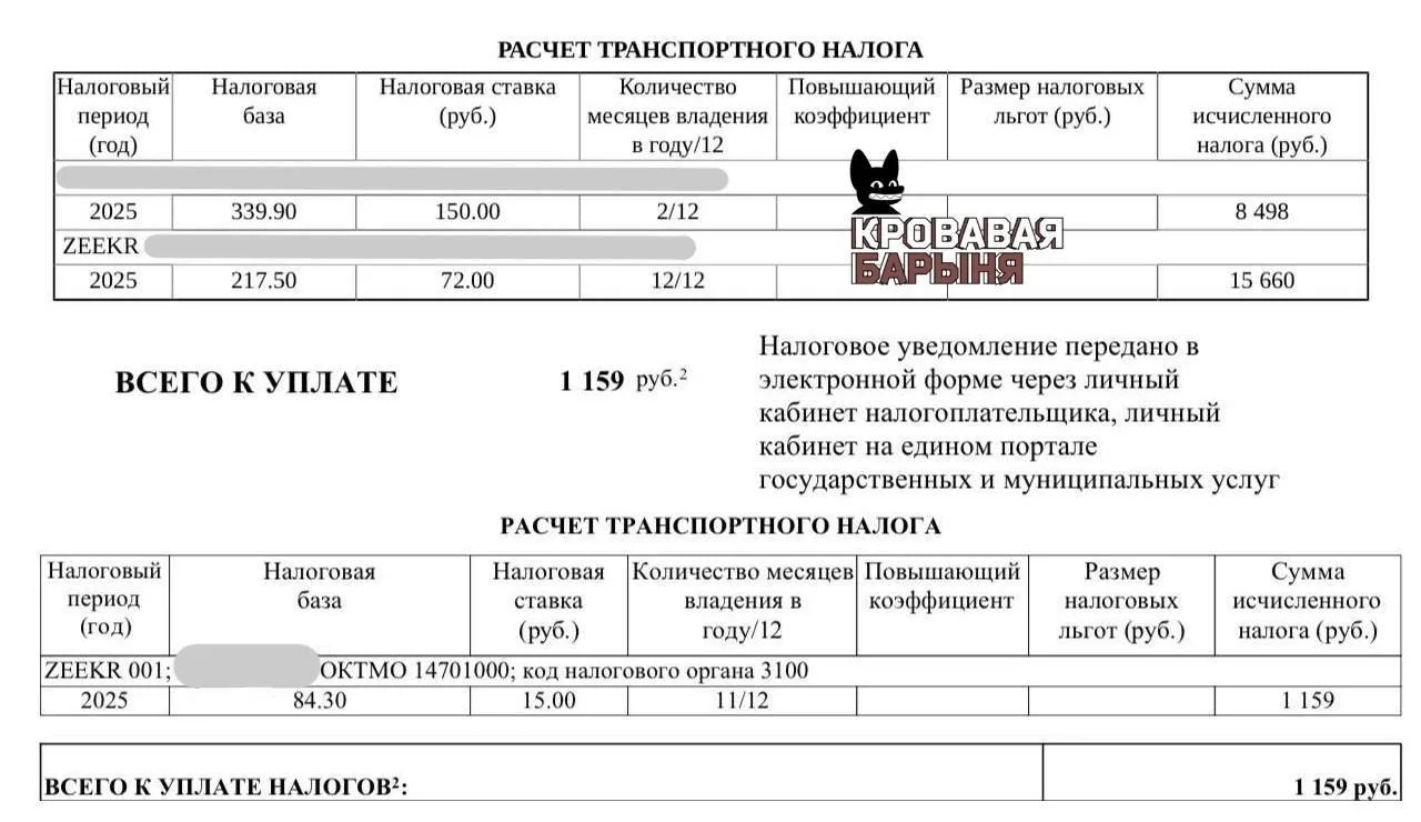 🚘 Владельцам электромобилей стали приходить квитанции с транспортным налогом, — пишут ...