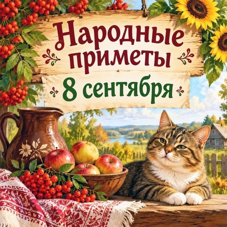 🌿 8 сентября — Народные приметы 🌿