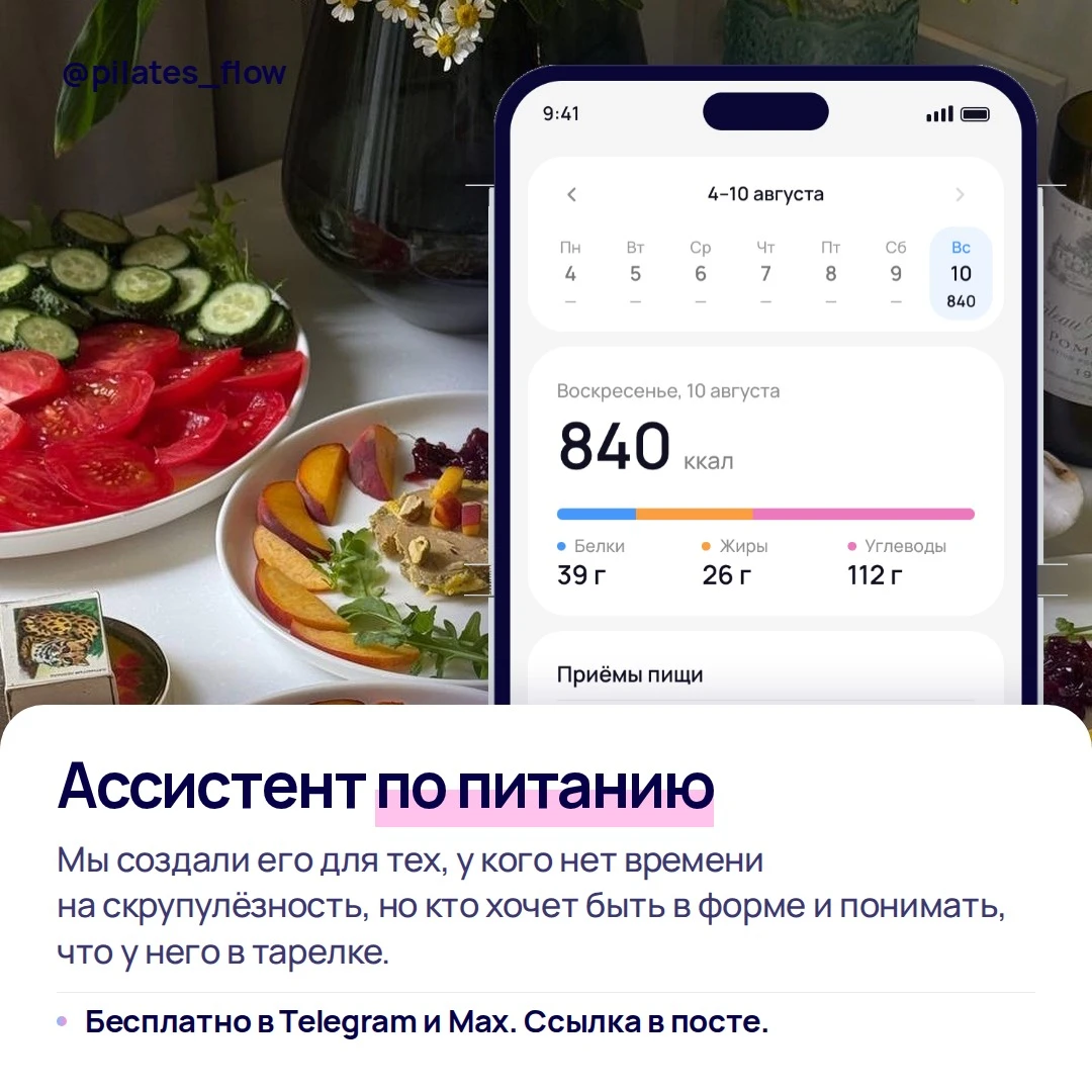 🍽 Почти 2000 человек за 1,5 недели присоединились к ассистенту по питанию и каждый ден...