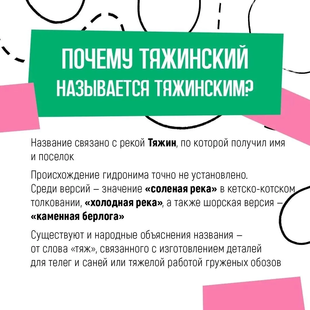 Названия населённых пунктов Кузбасса хранят память о людях, природе и событиях, которые...