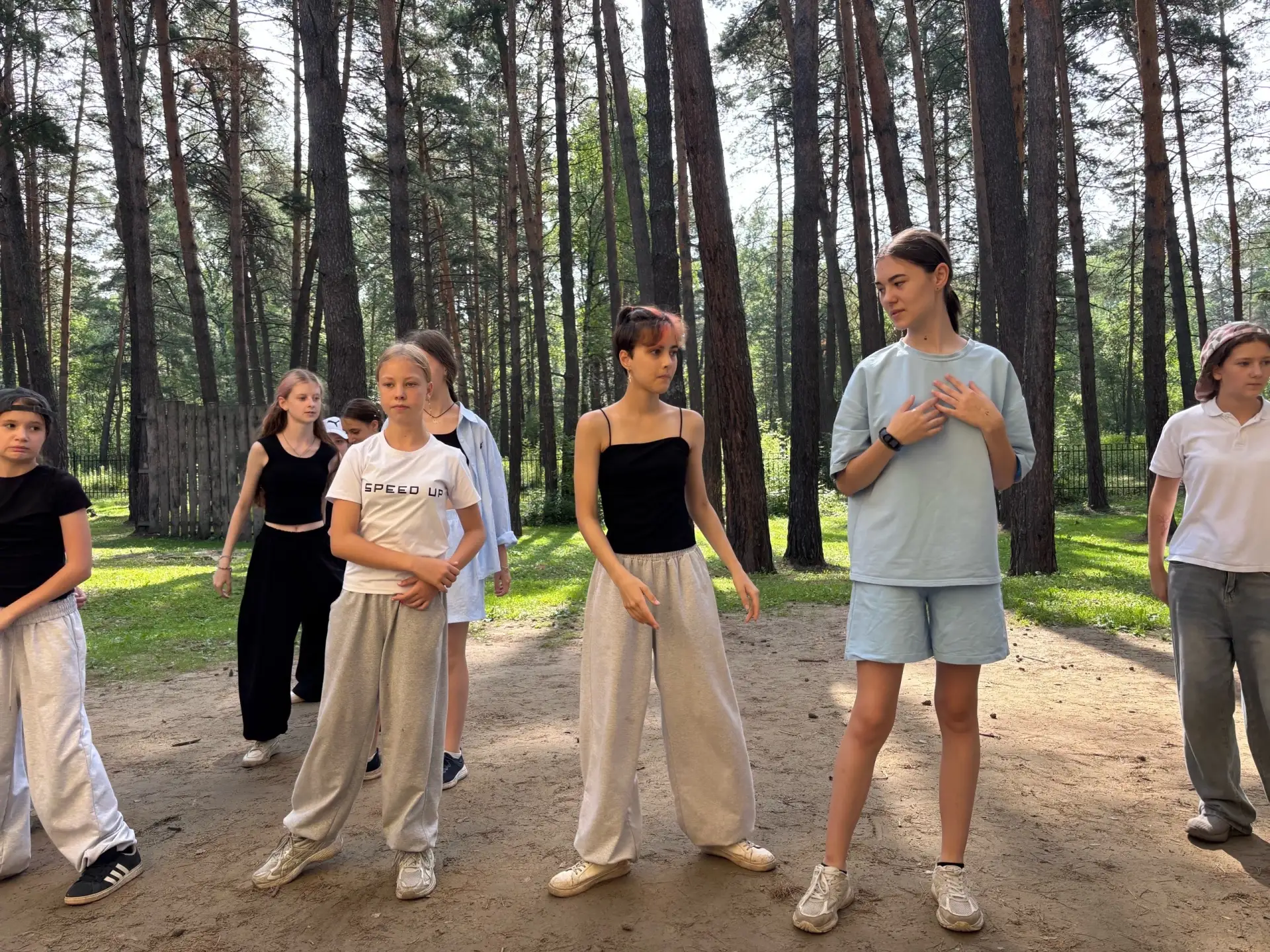 3 отряд на кружке танцевальной студии «Рассвет» 💃