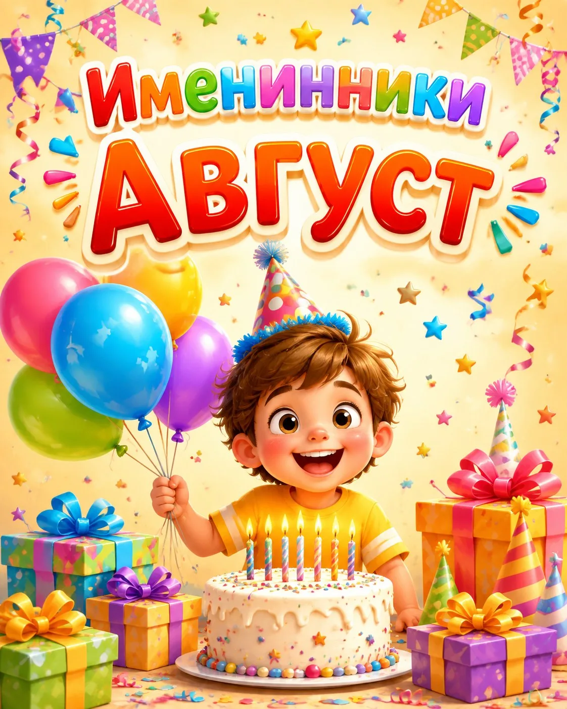 ☀️ Августовские именинники, ваш выход!
