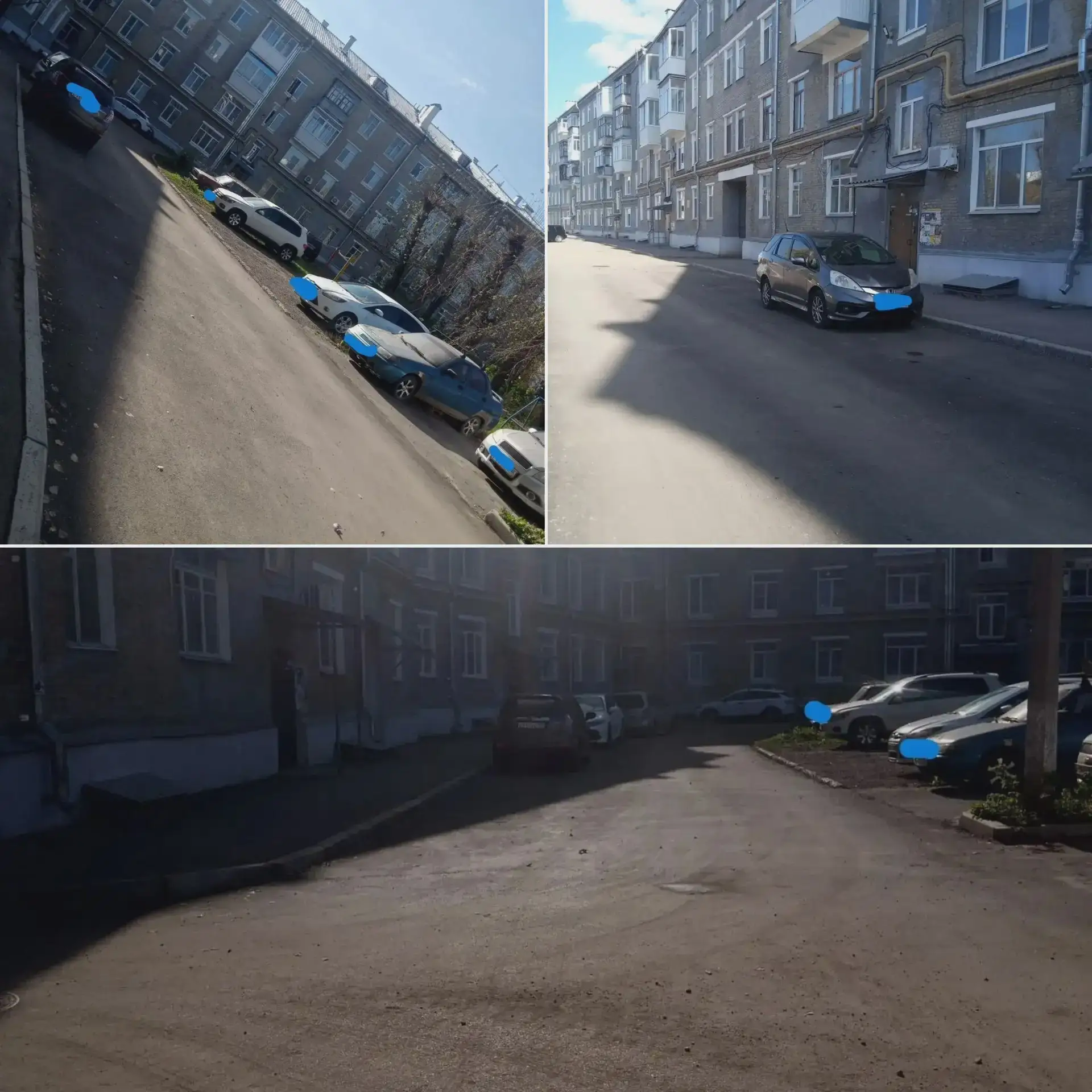 Во дворе на Октябрьской обновили покрытие