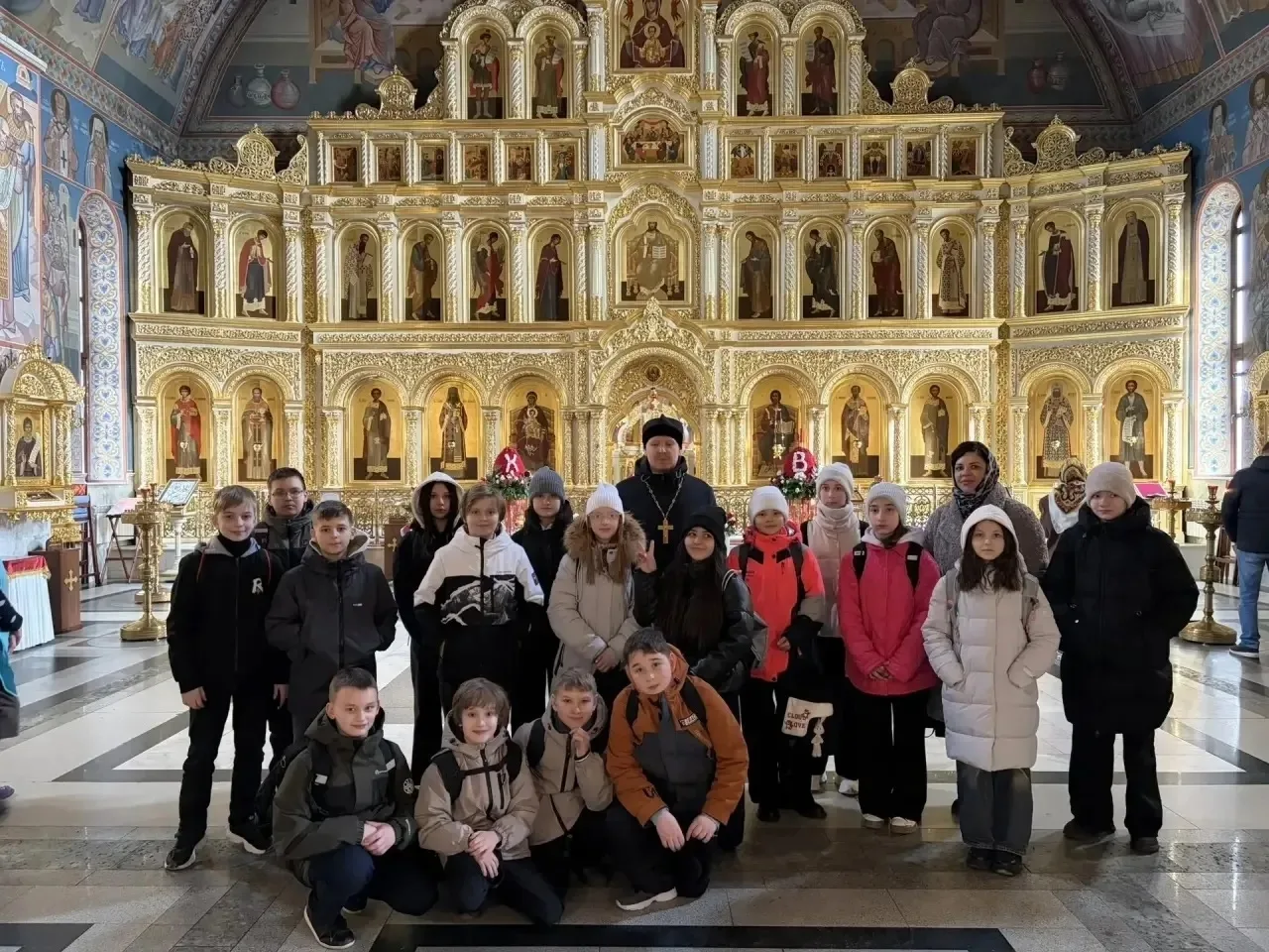 16.04.2026 года, 5Г класс, с классным руководителем Богинской М.А. Посетили экскурсию в православный