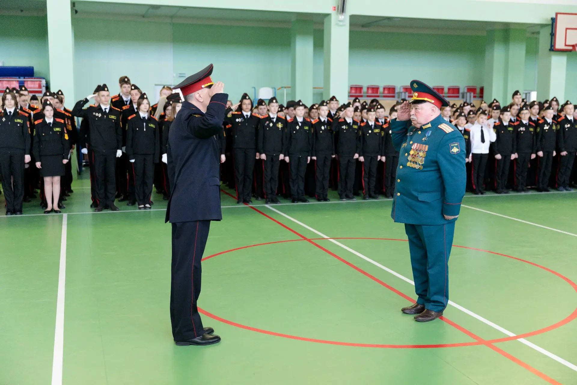 Итоговое построение в лицее имени генерал‑майора Хисматулина В. И.    В понедельник, 19 мая, в нашем