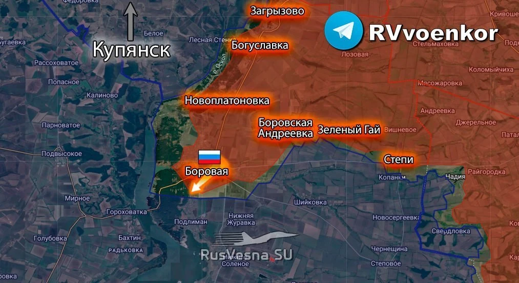 ‼️🇷🇺🇺🇦 Армия России в харьковской Боровой! — боевые кадры  ▪️Минобороны ранее заявило, что подраздел